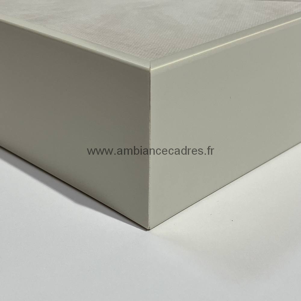 Toile Fleurs Blanches 62×62 cm – Image 4