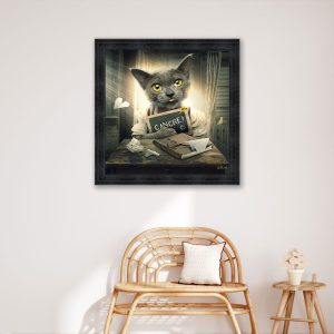 Cadre Chat Cancre Ecole Sylvain Binet