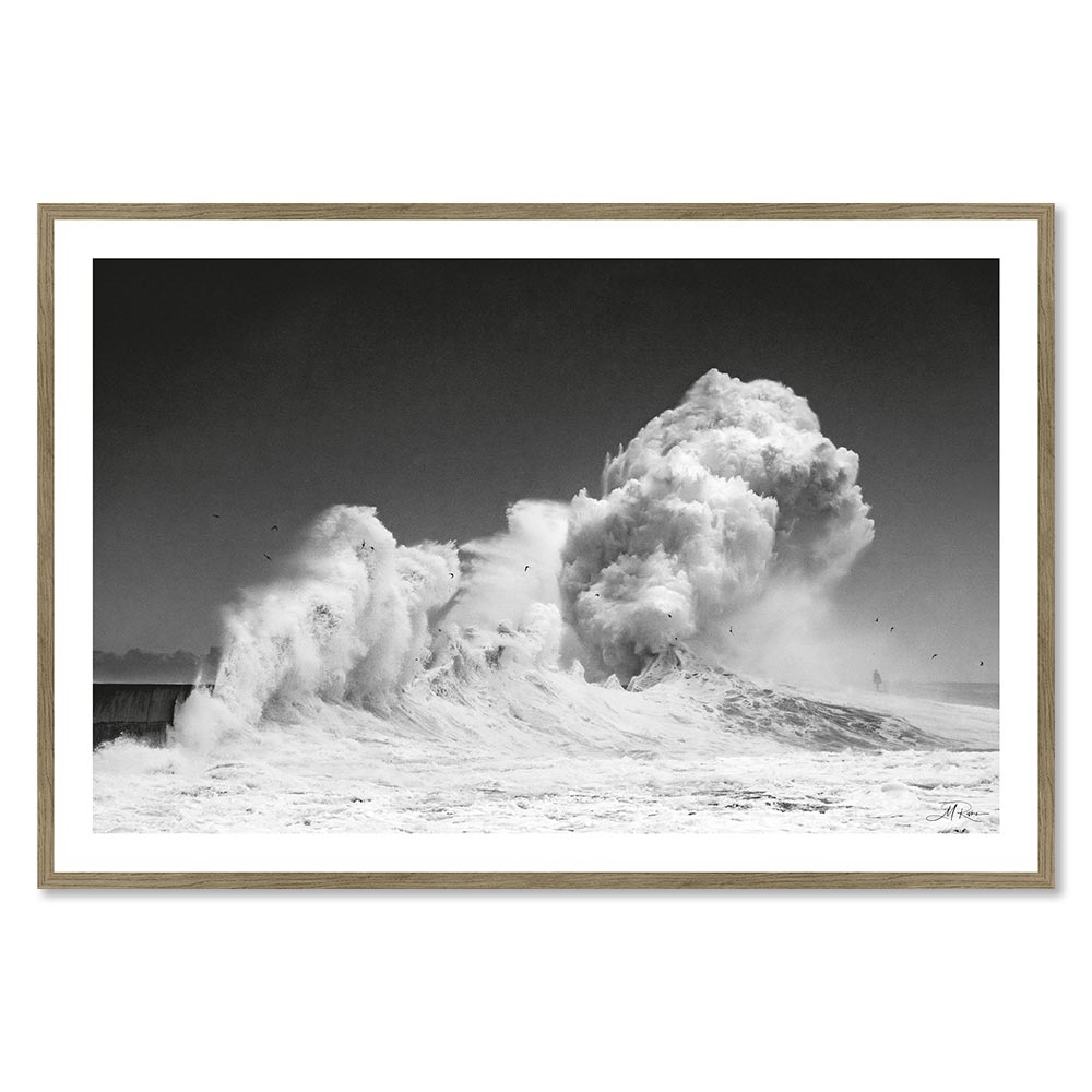 Tableau Lesconil Tempête Justine Rivrin 42x62cm – Image 2