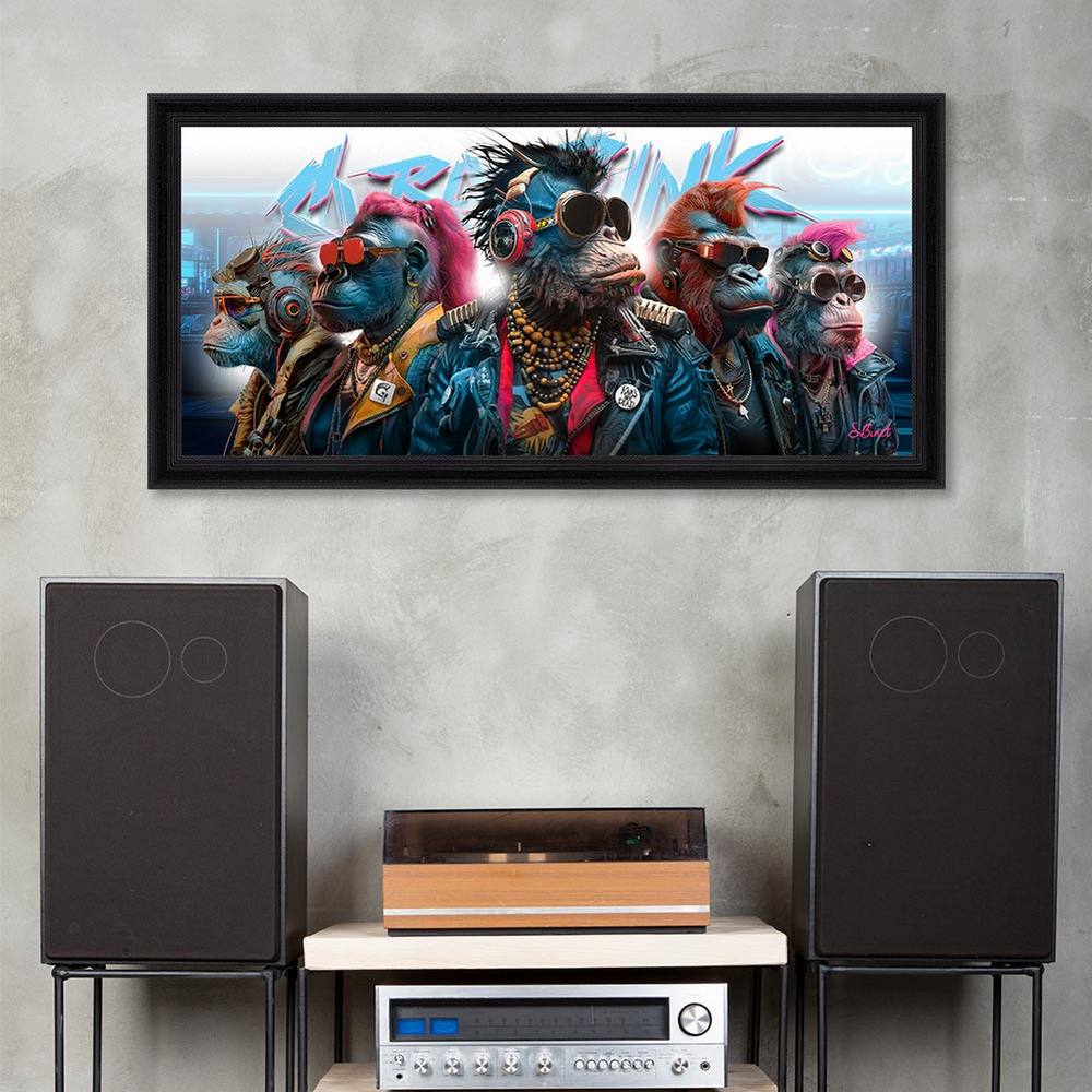 Tableau Cyber Punk Sylvain Binet 53x103cm – Image 2