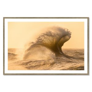 Cadre Tempête au Lever de Soleil 62x92cm