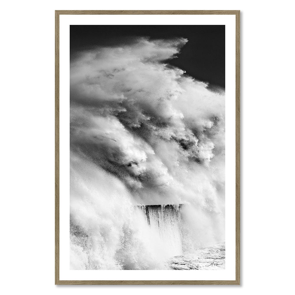 Cadre Vagues dans la Tempête Rivrin 62x92cm – Image 2