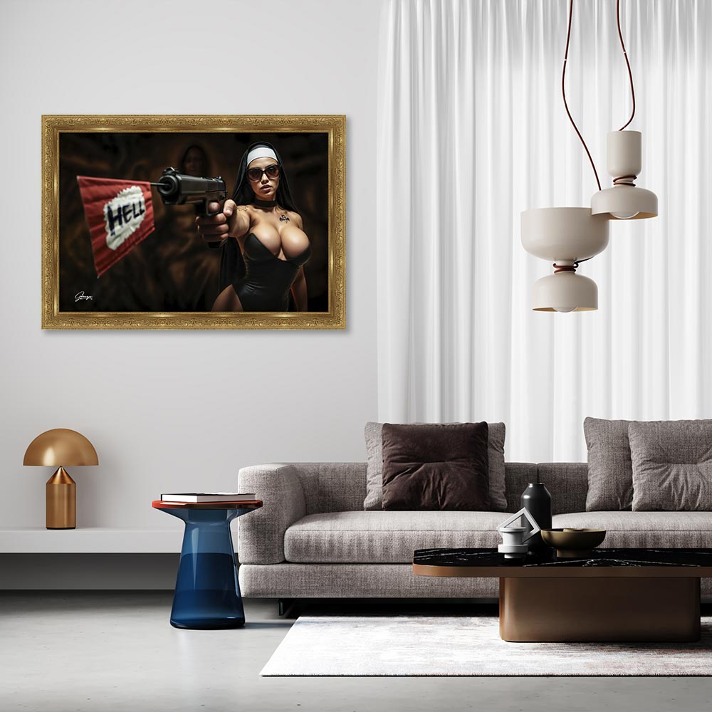 Tableau Nun Gun Alexandre Granger 69x99cm – Image 2