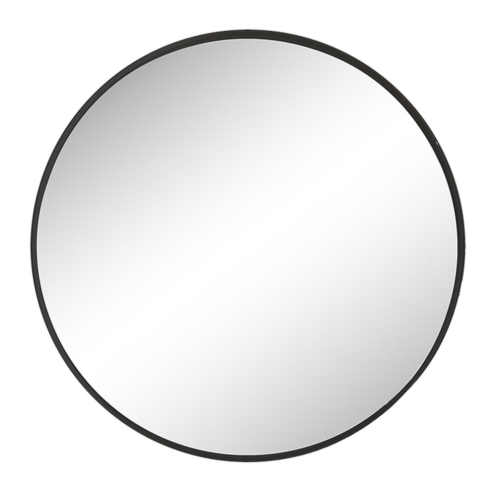 Miroir Fin Noir Rond EXCLU WEB & FRANCE diamètre100cm