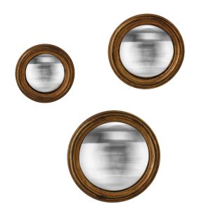 Miroirs Convexes Doré en Lot