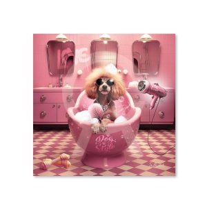 Petit Cadre S.Binet Dog Style 20x20cm