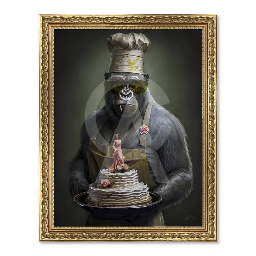 Cadre Alexandre Granger Cooking King 39x49cm