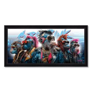 Tableau Cyber Punk Sylvain Binet 53x103cm