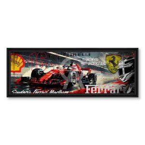 Tableau Rubix F1 Scuderia 58x158cm