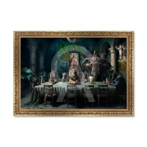 Tableau La Cène Alexandre Granger 49x69cm