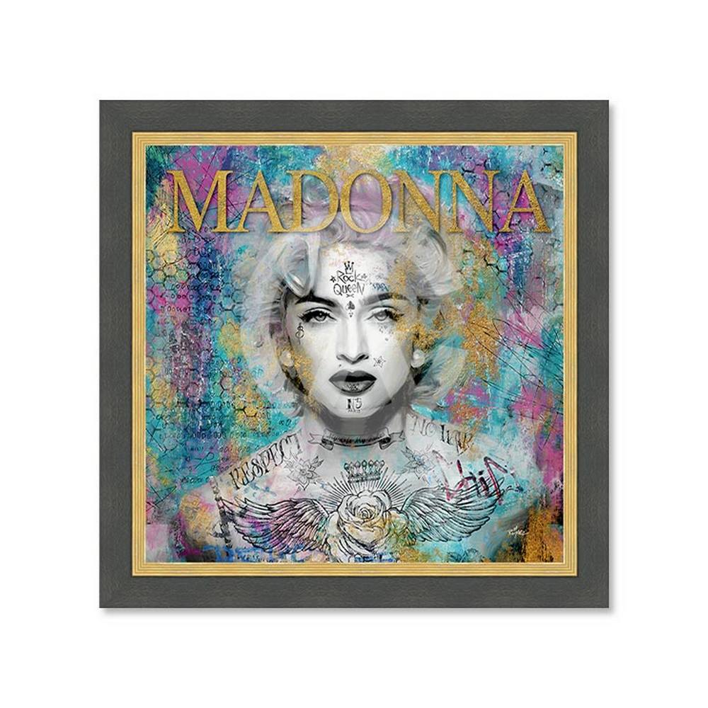 Cadre Madonna Romaric Doré 73x73cm