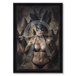 Cadre Miss Rabbit Alexandre Granger 73x103cm