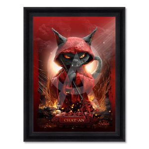 Tableau Chat-An Sylvain Binet 63x83cm