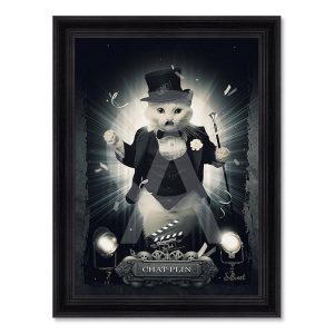 Tableau Chat-Plin Sylvain Binet 63x83cm